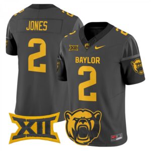 Matt Jones Jersey #2 Baylor Bears 2025 Vapor Limited Stitched Black