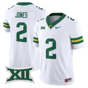 Matt Jones Jersey #2 Baylor Bears 2025 Vapor Limited Stitched White