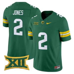 Matt Jones Jersey #2 Baylor Bears 2025 Vapor Limited Stitched Green