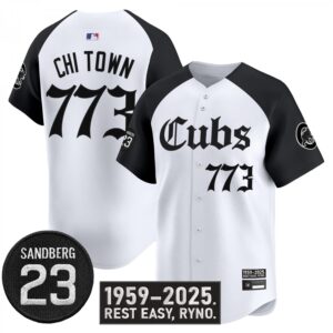 Chi Town Jersey #773 Chicago Cubs Ryne Sandberg Tribute Stitched Alternate