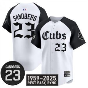 Ryne Sandberg Jersey #23 Chicago Cubs Ryne Sandberg Tribute Stitched Alternate