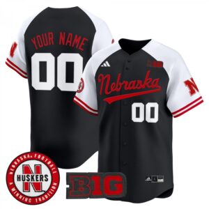 Custom Nebraska Cornhuskers Jersey Name, Number 2025 Vapor Baseball Alternate