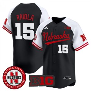 Dylan Raiola Jersey #15 Nebraska Cornhuskers 2025 Vapor Baseball Alternate