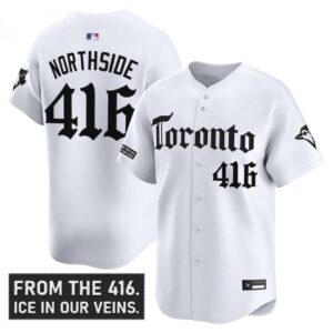 NorthSide Jersey #416 Toronto Blue Jays Gothic North Edition Stitched White