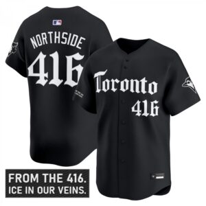 NorthSide Jersey #416 Toronto Blue Jays Gothic North Edition Stitched Black