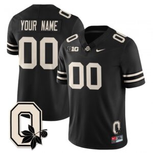 Custom Ohio State Buckeyes Jersey 2025 Vapor Limited Stitched Black