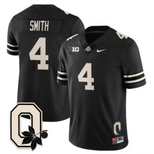 Jeremiah Smith Jersey #4 Ohio State Buckeyes 2025 Vapor Limited Stitched Black