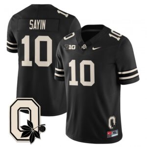 Julian Sayin Jersey #10 Ohio State Buckeyes 2025 Limited Stitched Black