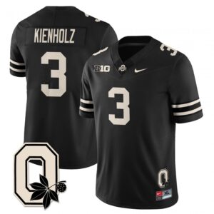 Lincoln Kienholz Jersey #3 Ohio State Buckeyes 2025 Limited Stitched Black