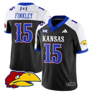 Custom Kansas Jayhawks Football Jersey Name, Number 2025 Stitched Black Alter