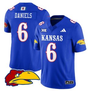 Jalon Daniels Jersey #6 Kansas Jayhawks Football 2025 Limited Stitched Royal
