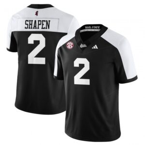Blake Shapen Jersey #2 Mississippi State Football Darkness 2025 Stitched Black Alter
