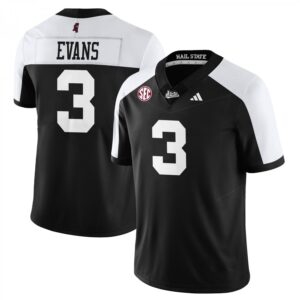 Davon Booth Jersey #3 Mississippi State Football Darkness 2025 Stitched Black Alter