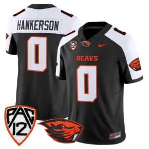 Anthony Hankerson Jersey #0 Oregon State Beavers 2025 Limited Stitched Black Alter