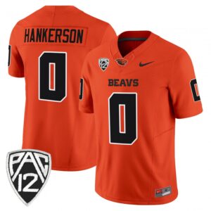 Anthony Hankerson Jersey #0 Oregon State Beavers 2025 Limited Stitched Orange