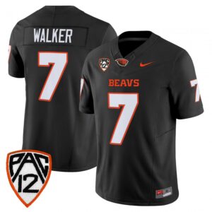 Trent Walker Jersey #7 Oregon State Beavers 2025 Limited Stitched Black