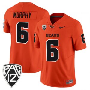 Maalik Murphy Jersey #6 Oregon State Beavers 2025 Limited Stitched Orange