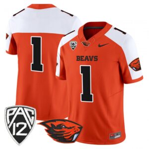 Team Jersey #1 Oregon State Beavers 2025 Limited Stitched Orange Alter