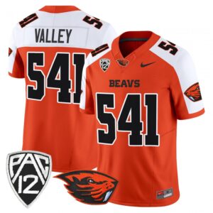 Valley Jersey #541 Oregon State Beavers 2025 Limited Stitched Orange Alter