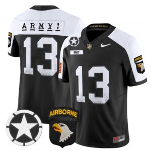 Bryson Daily Jersey #13 Army Black Knights 2025 Screaming Eagles Black Alter