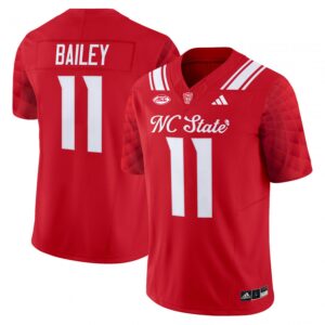 CJ Bailey Jersey #11 NC State Wolfpack City of Oaks 2025 Limited Stitched
