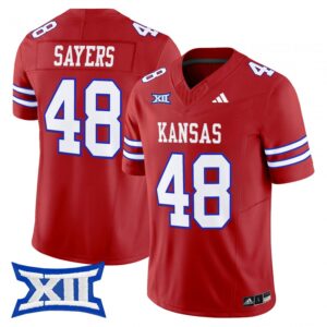 Gale Sayers Jersey #48 Kansas Jayhawks 2025 Vapor Limited Stitched Red