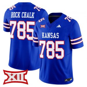 Rock Chalk Jersey #785 Kansas Jayhawks 2025 Vapor Limited Stitched Royal