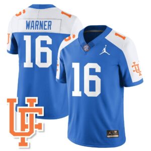 Aidan Warner Jersey #16 Florida Gators Bring Back 1960s Throwback Blue Alter