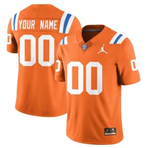 Custom Florida Gators Jersey Bring Back 1960s Throwback Stitched Orange