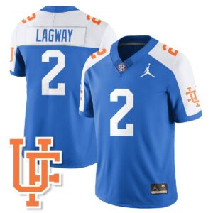 DJ Lagway Jersey #2 Florida Gators Bring Back 1960s Throwback Stitched Blue Alter