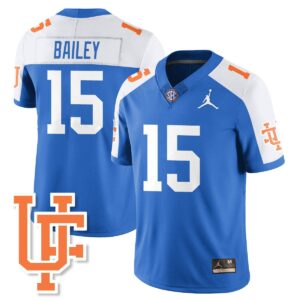 Harrison Bailey Jersey #15 Florida Gators Bring Back 1960s Throwback Blue Alter