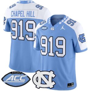 Chapel Hill Jersey #919 North Carolina Tar Heels 2025 Stitched Blue Alter