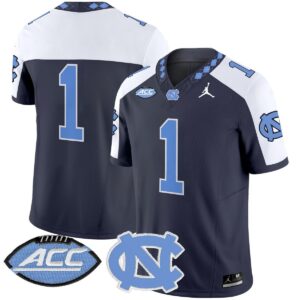 Team Jersey #1 North Carolina Tar Heels 2025 Vapor Limited Stitched Navy Alter