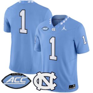 Team Jersey #1 North Carolina Tar Heels 2025 Vapor Limited Stitched Blue