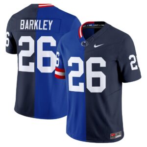 Saquon Barkley (Giants) Jersey #26 Penn State Nittany Lions Split Stitched