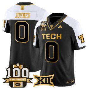 Quinten Joyner Jersey #0 Texas Tech 2025 100th Anniversary Stitched Alternate