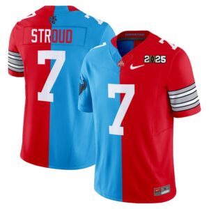 C.J. Stroud Jersey #7 Ohio State Buckeyes 2025 Split Vapor Limited Stitched