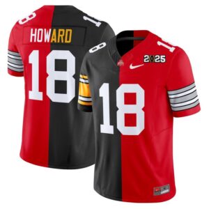 Will Howard Jersey #18 Ohio State Buckeyes 2025 Split Vapor Limited Stitched