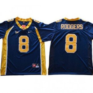 California Golden Bears #8 Aaron Rodgers Navy Football Jersey