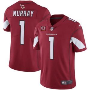 Arizona Cardinals #1 Kyler Murray Red With C Patch Vapor Untouchable