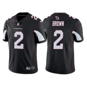 Arizona Cardinals #2 Marquise Brown Black Vapor Untouchable