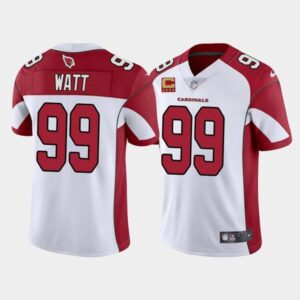 Arizona Cardinals #99 J.J. Watt White With C Patch Vapor Untouchable