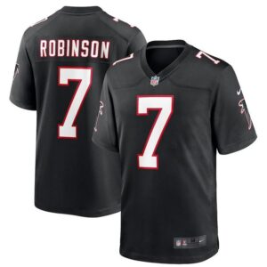 Atlanta Falcons #7 Bijan Robinson Black