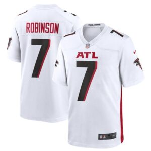 Atlanta Falcons #7 Bijan Robinson White