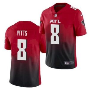 Atlanta Falcons #8 Kyle Pitts Red Black Vapor Untouchable