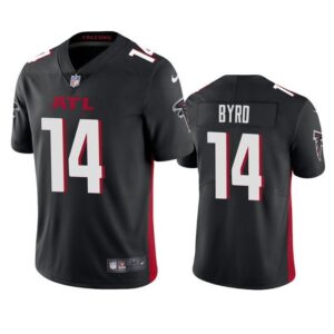 Atlanta Falcons #14 Damiere Byrd Black Vapor Untouchable