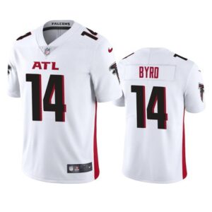 Atlanta Falcons #14 Damiere Byrd White Vapor Untouchable