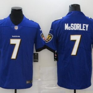 Baltimore Ravens #7 Trace McSorley Purple 2020 Vapor Untouchable