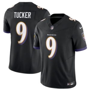 Baltimore Ravens #9 Justin Tucker Black 2023 F.U.S.E Vapor Untouchable