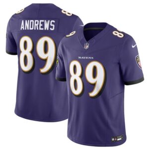 Baltimore Ravens #89 Mark Andrews Purple 2023 F.U.S.E Vapor Untouchable